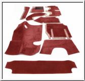 Carpet set, red, side change  -  AH BH BN4 & BT7