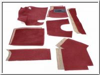 Teppichsatz, rot, Seitenschaltung  -  AH BH BN6&BN7