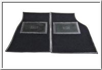 Fußraum-Teppichmatten, Paar, schwarz  -  AH BH BT7-BJ8
