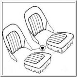 Seat cover set, front, leather, B  -  AH BH BN1-BN4