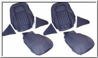 Seat cover set, front, leather, B  -  AH BH BJ8