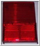 Lampenglas, Bremsleuchte, Reflektor, rot, links  -  TR6