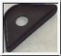 Cover, attachment plate, black, windscreen-bulk  -  TR5-250-6