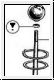 Locknut gear lever knob, chrome, 4 speed - AH BH BN2-BJ8/BT7-BJ8